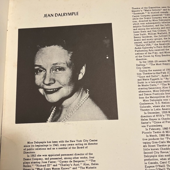 Rare “My Fair Lady” Playbill from New York City Center- Al Hirshfeld cover - Picture 7 of 7